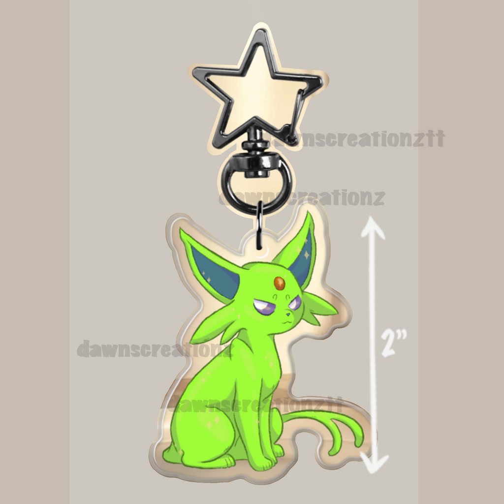 PREORDER Espeon Acrylic Keychain