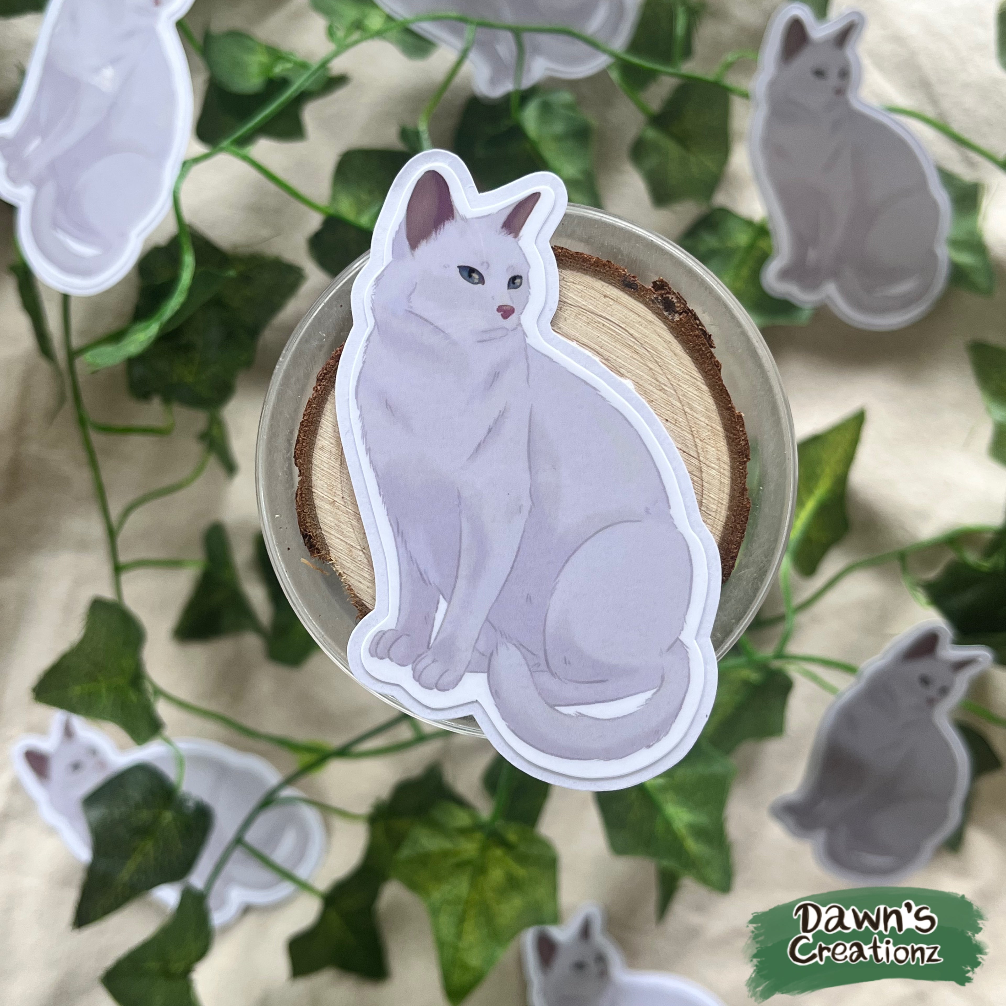 Solid Coat Die-cut Sticker