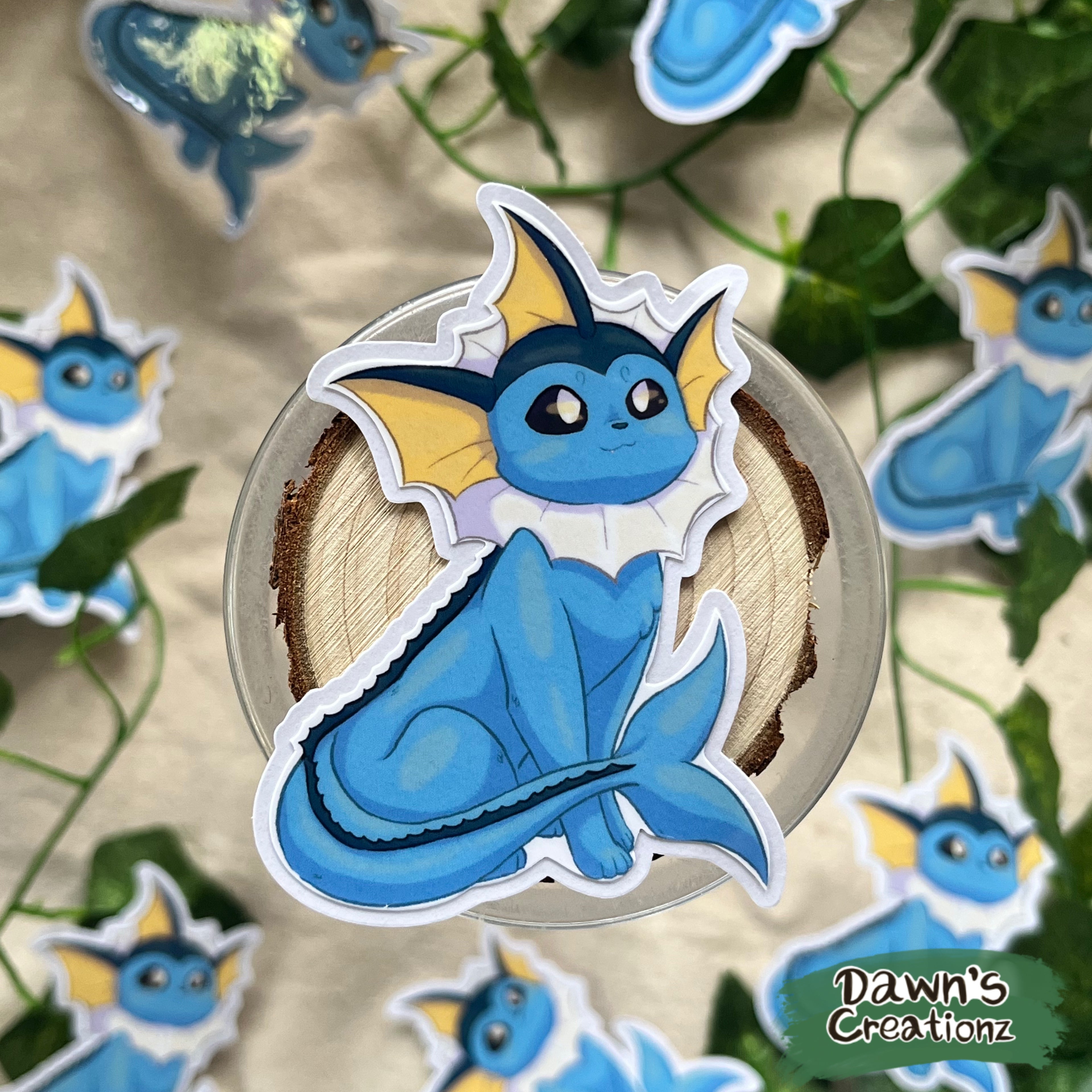 Vaporeon Die-cut Sticker