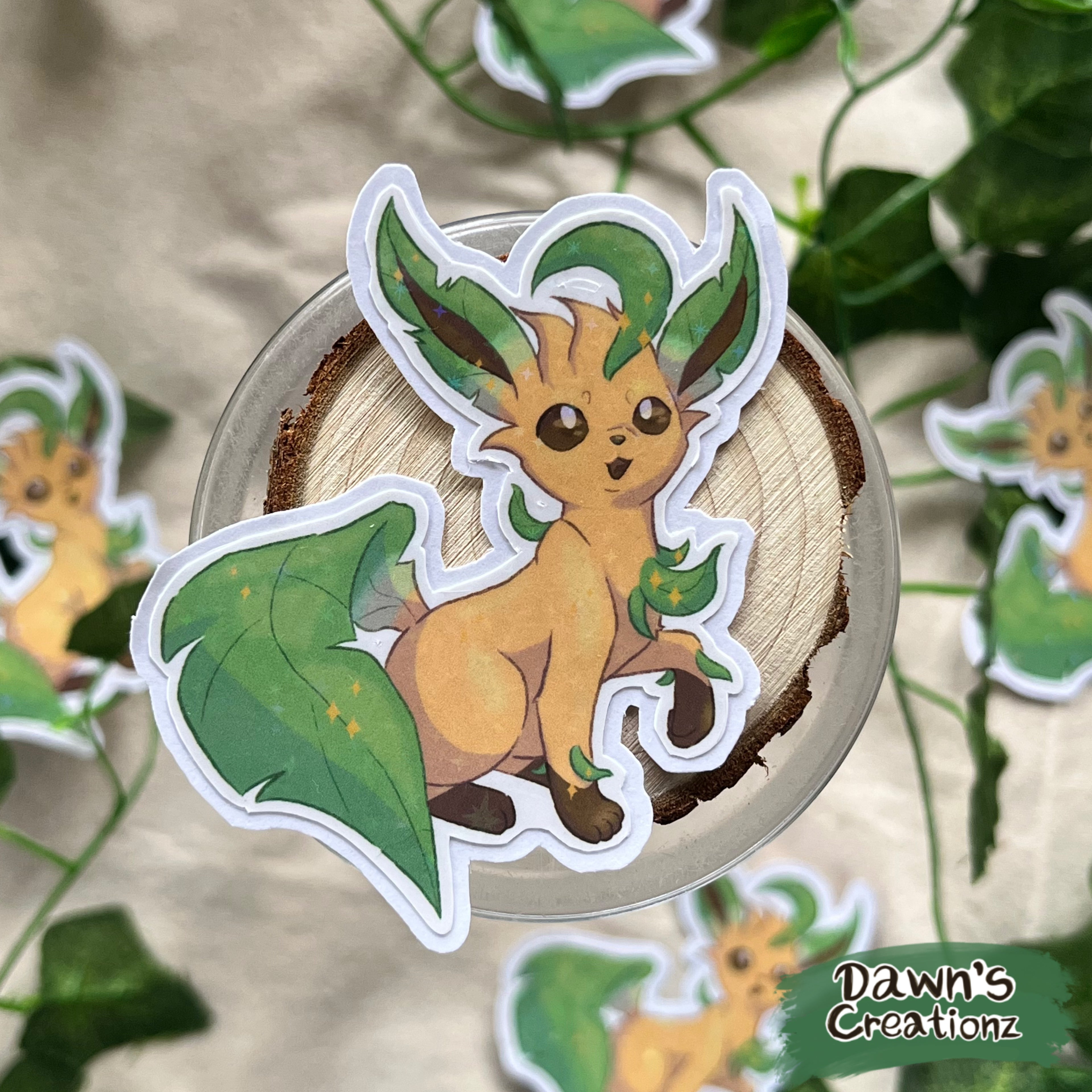 Leafeon Die-cut Sticker