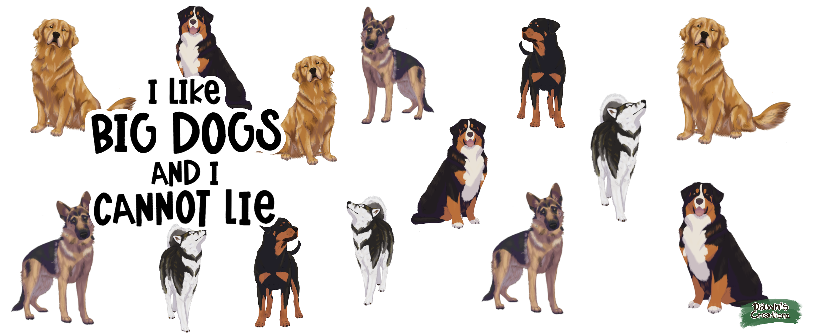 Pup Mugs! (Large breeds)