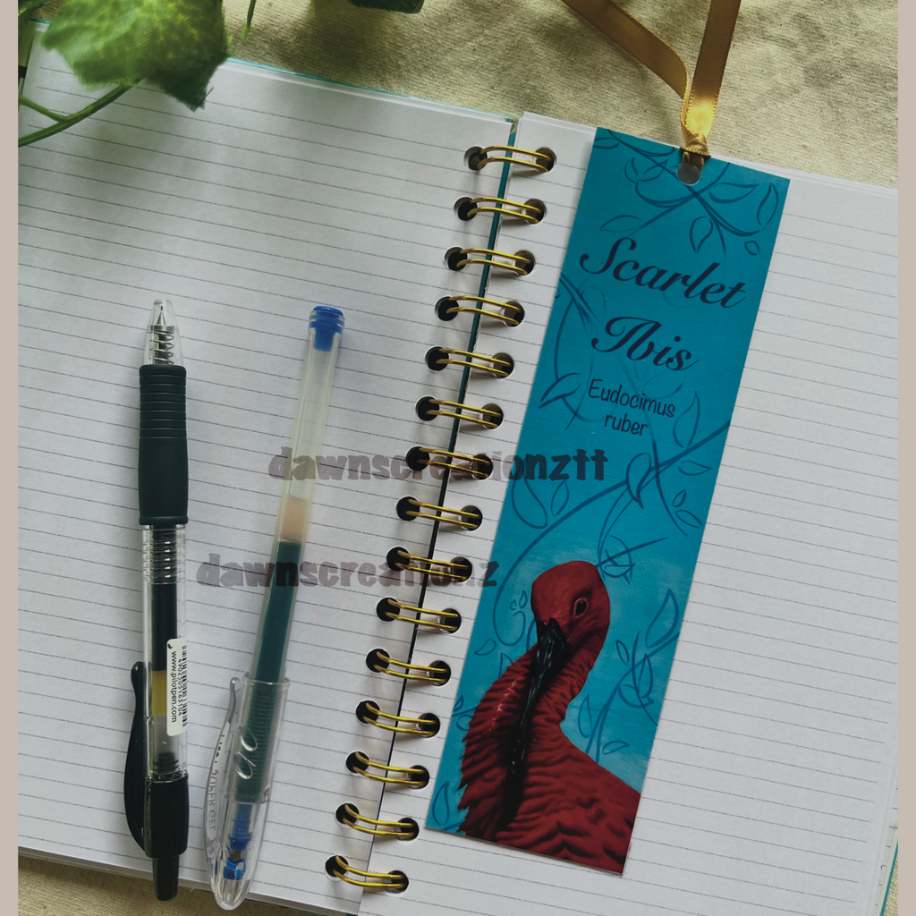 Scarlet Ibis Wildlife Bookmark