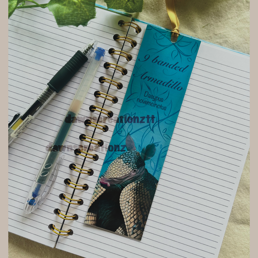 Armadillo Wildlife Bookmark