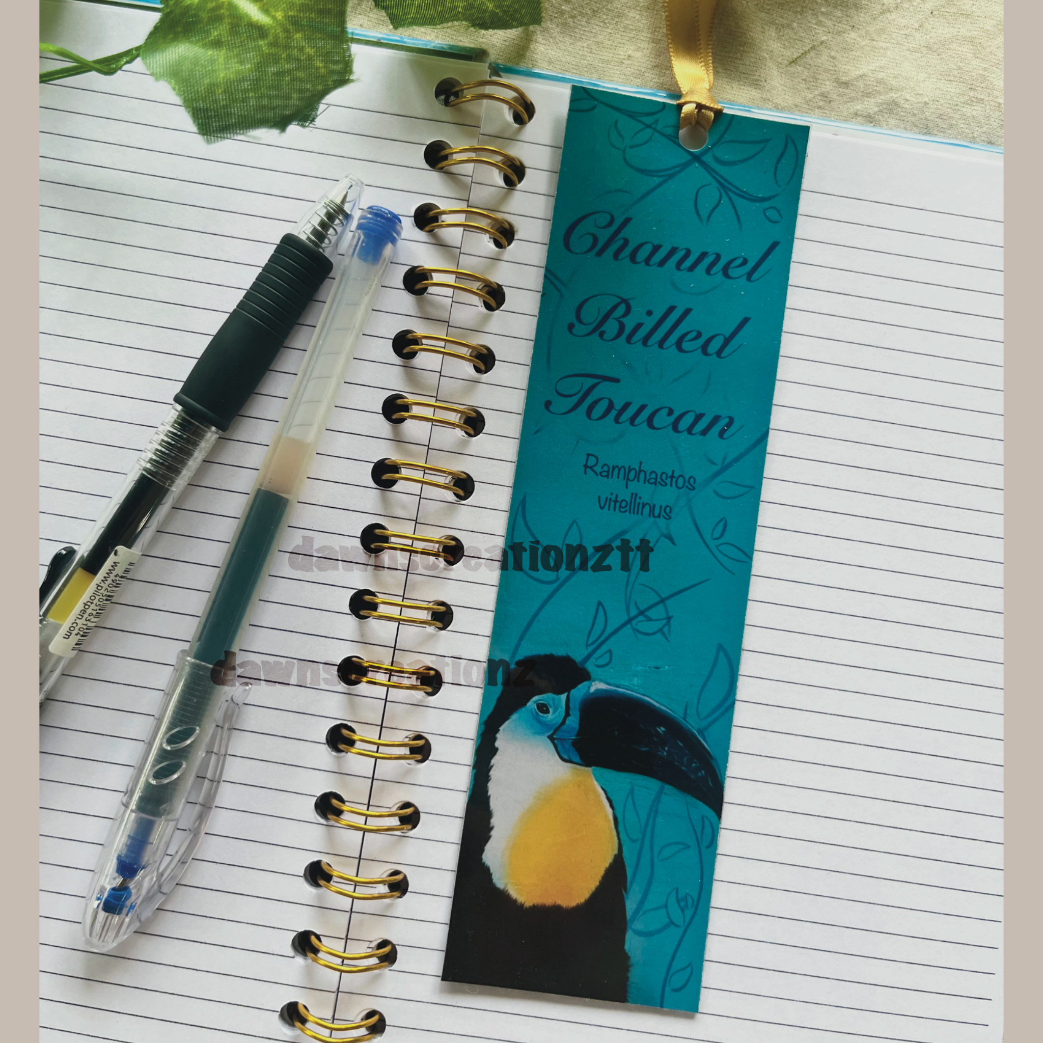 Channel-Billed Toucan Wildlife Bookmark