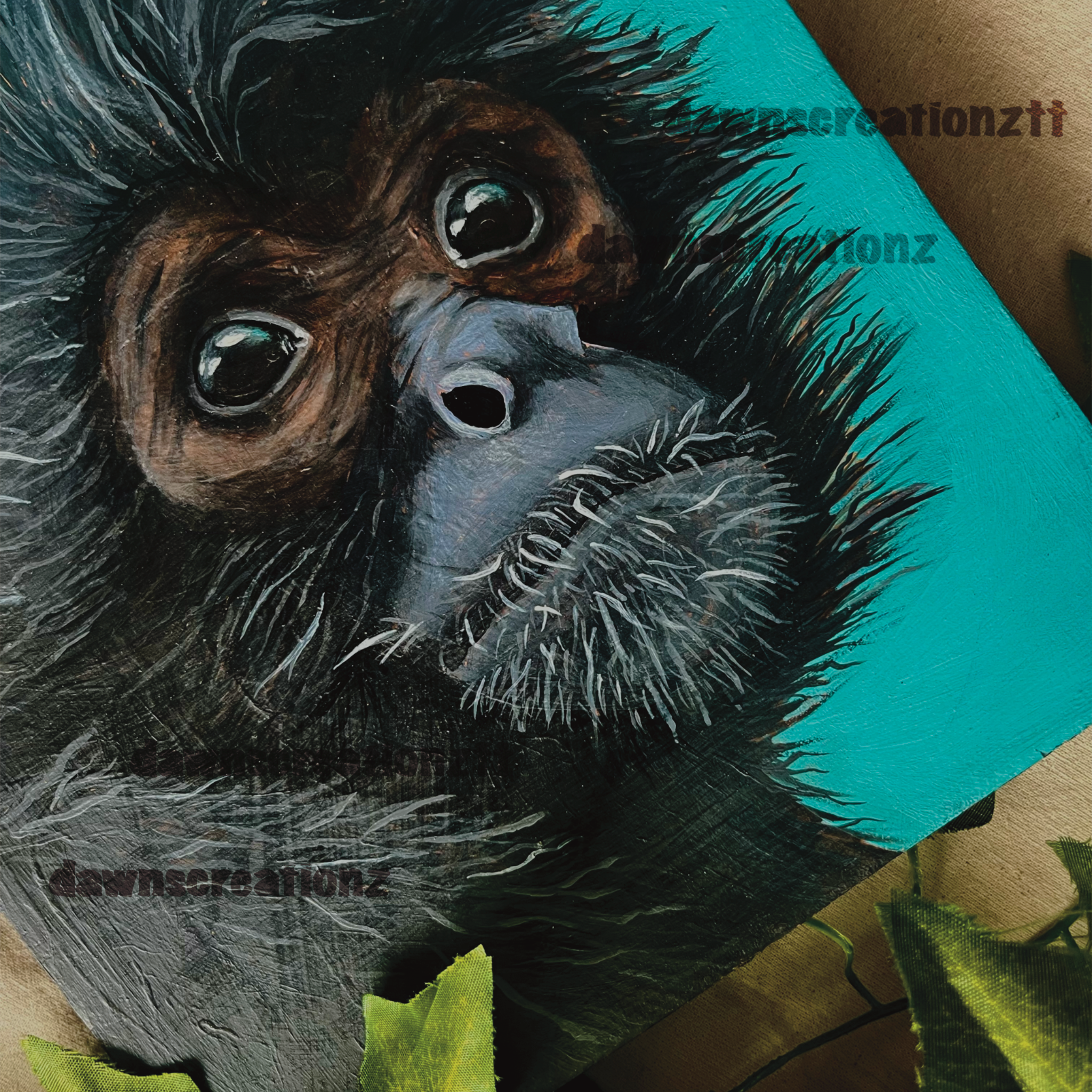 Spider Monkey Original Painting