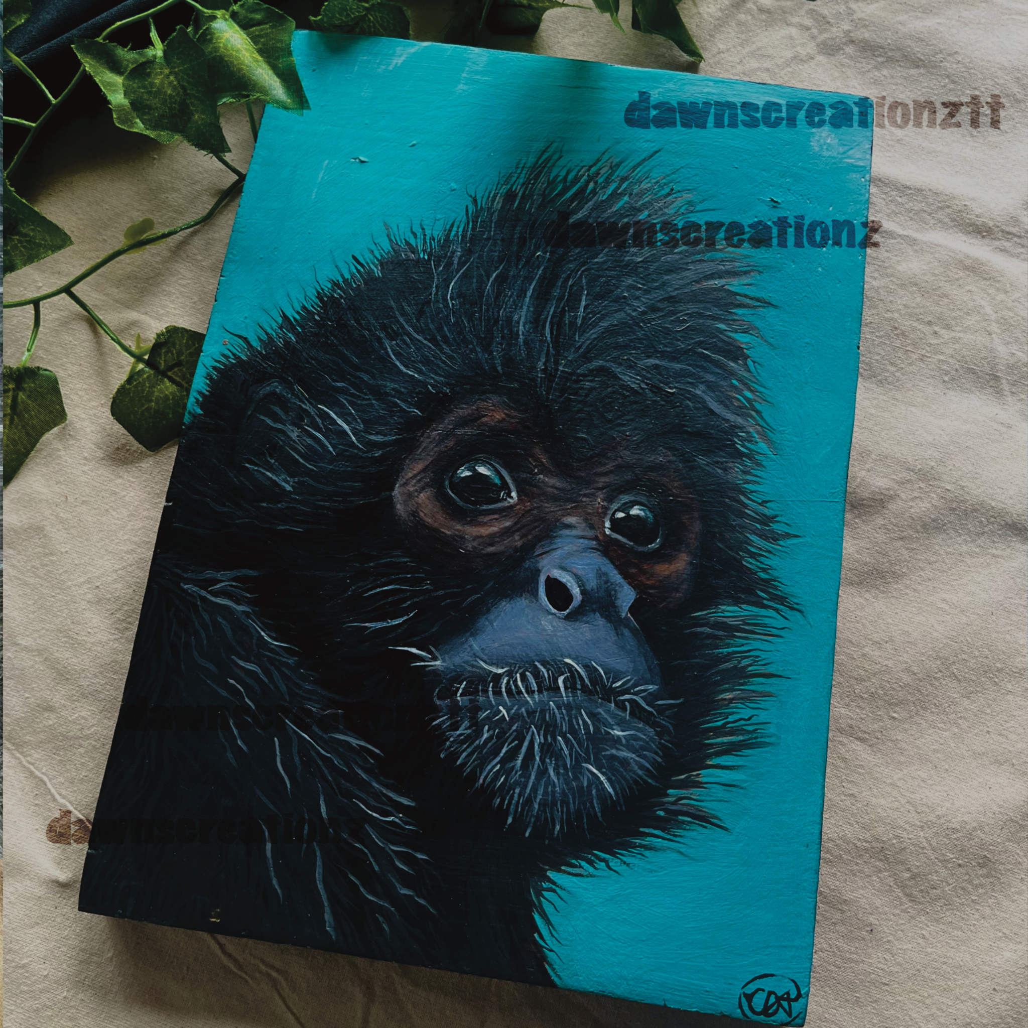 Spider Monkey Original Painting