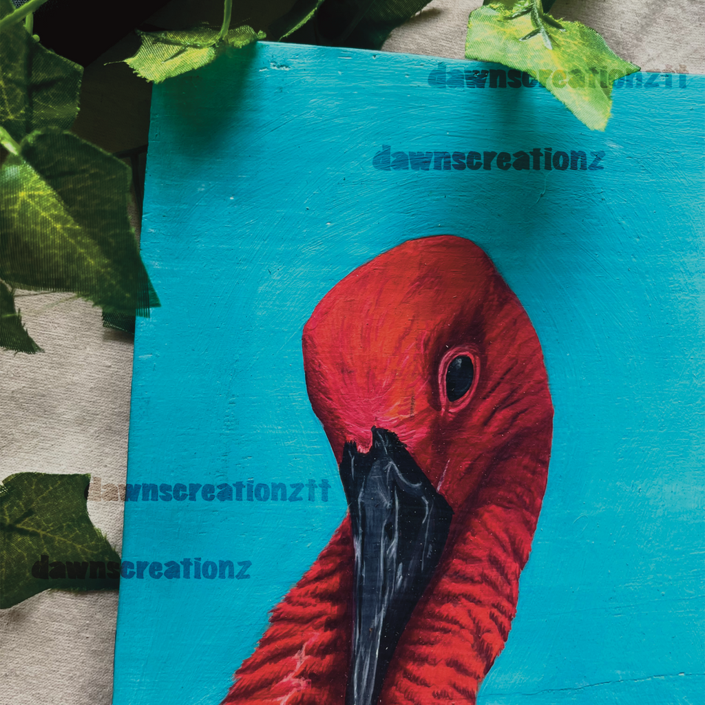 Scarlet Ibis Original Painting