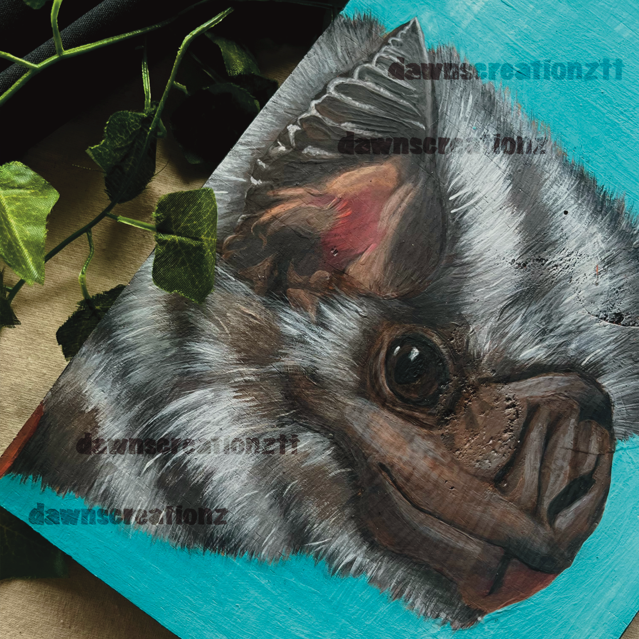 Vampire Bat Original Painting