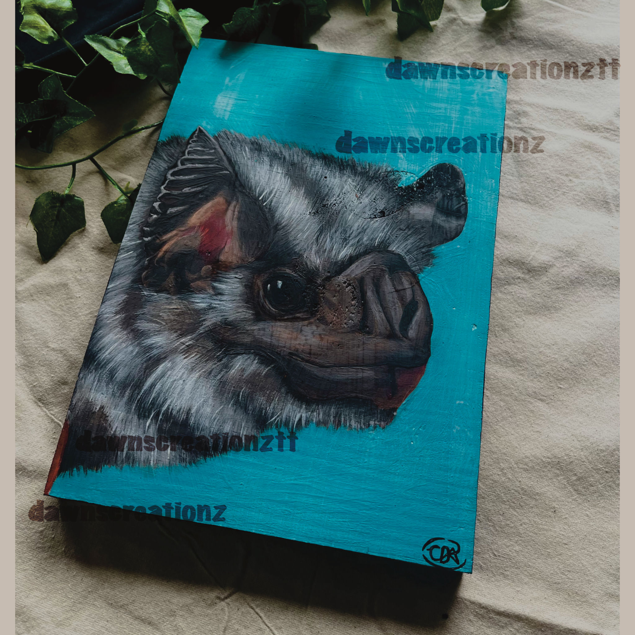Vampire Bat Original Painting