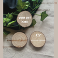 Wood Slice Pet Portrait Ornaments