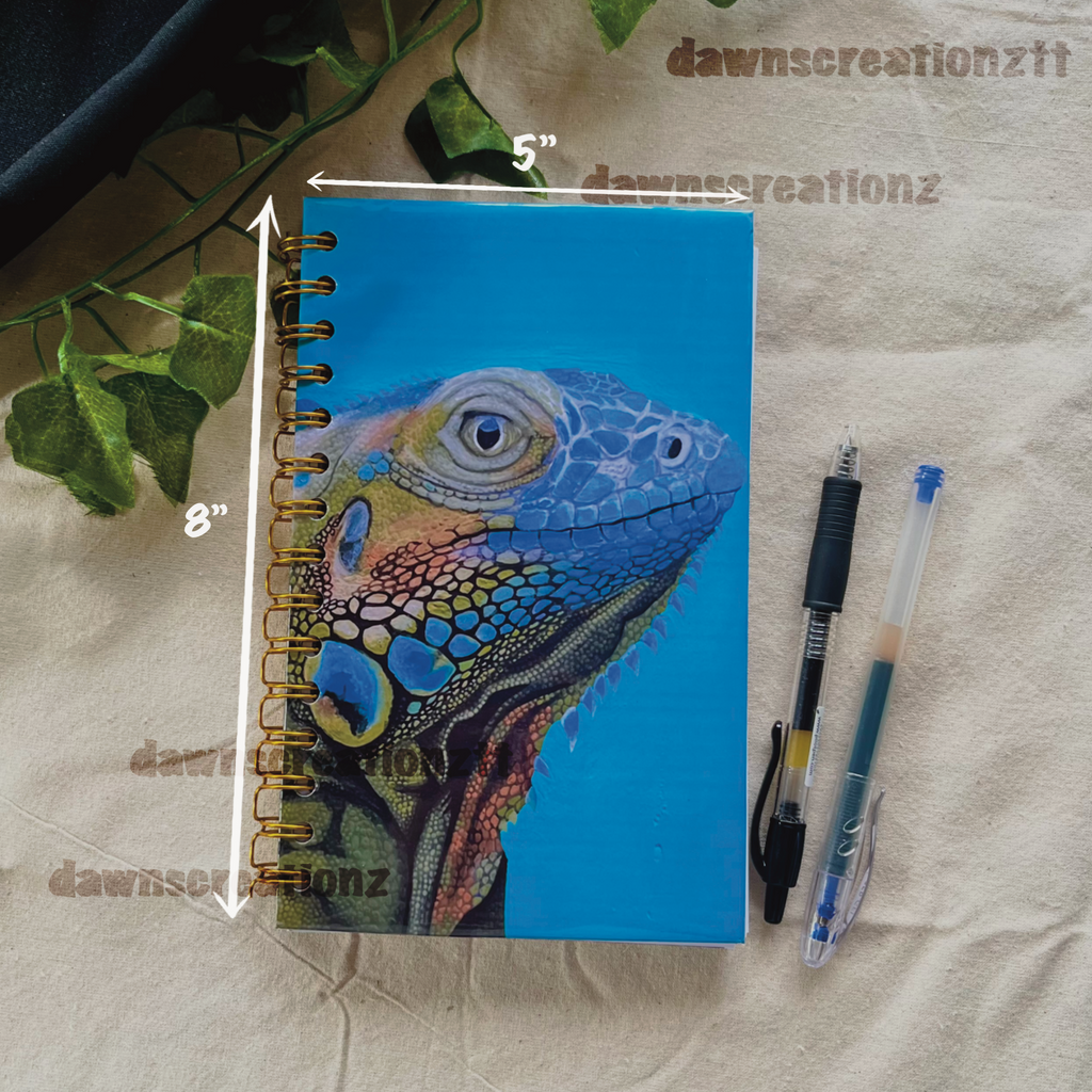 Green Iguana Portrait Journal