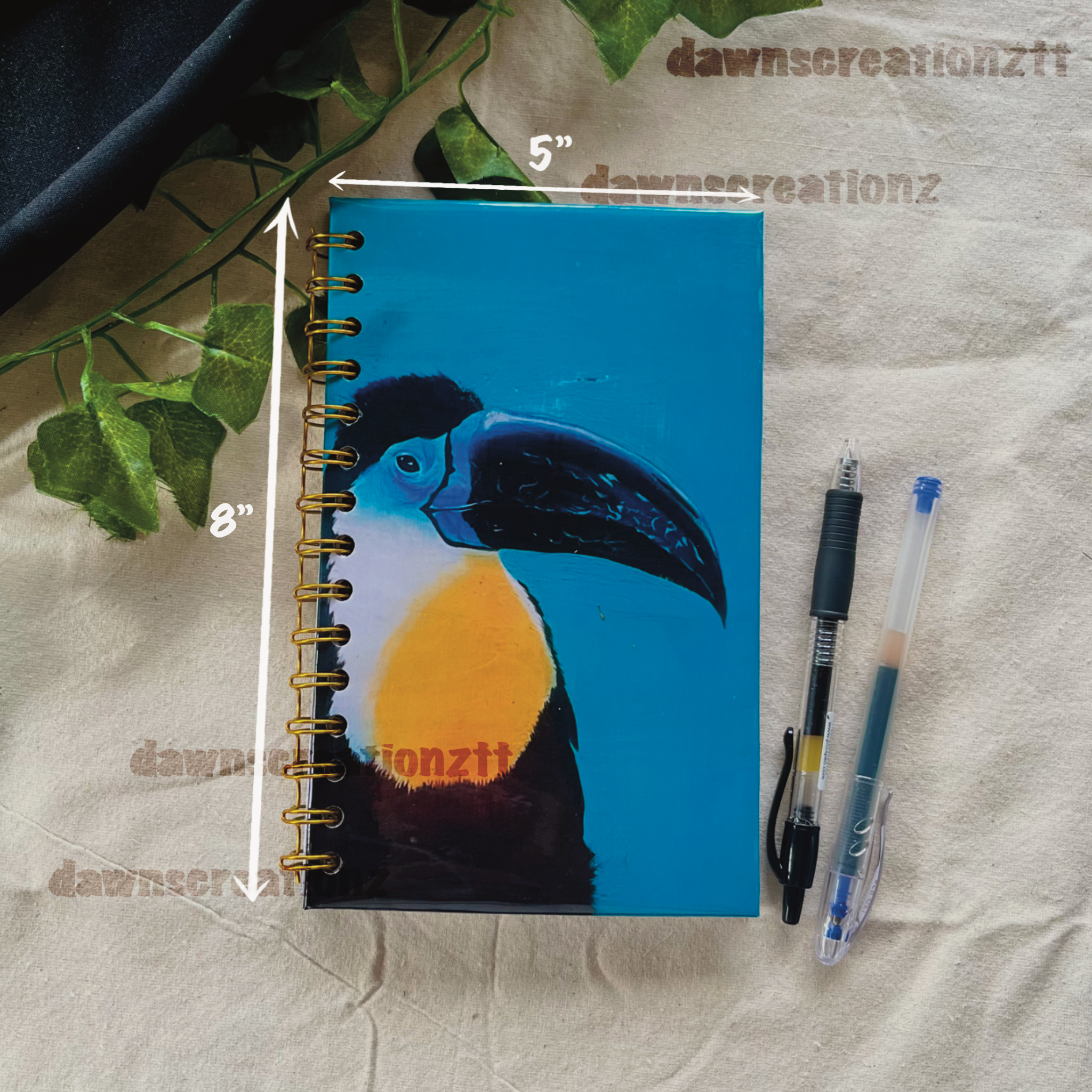 Channel-billed Toucan Portrait Journal
