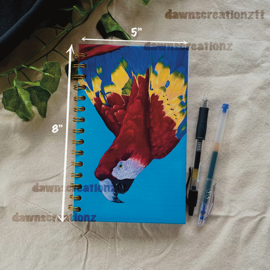 Red Macaw Portrait Journal