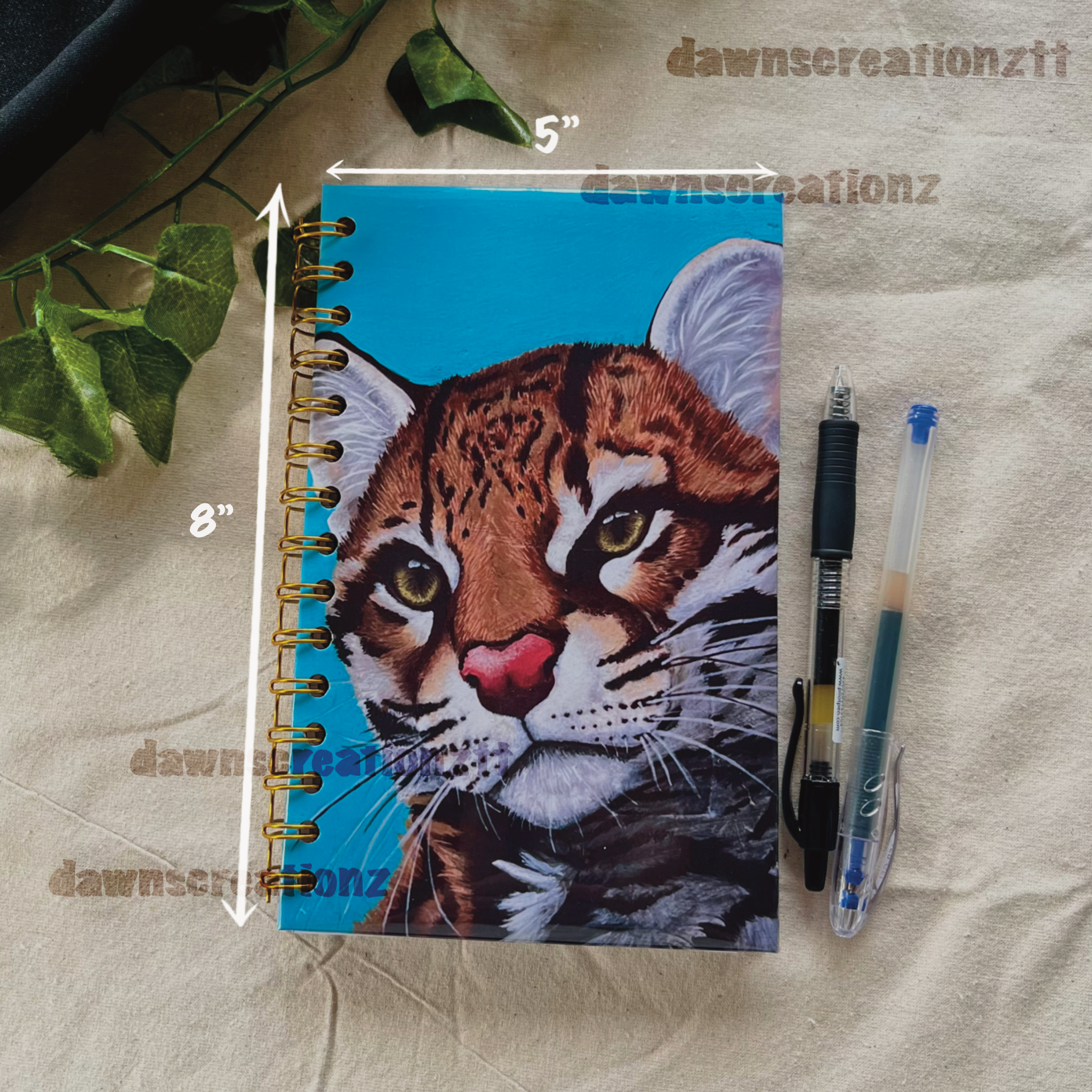 Ocelot Portrait Journal