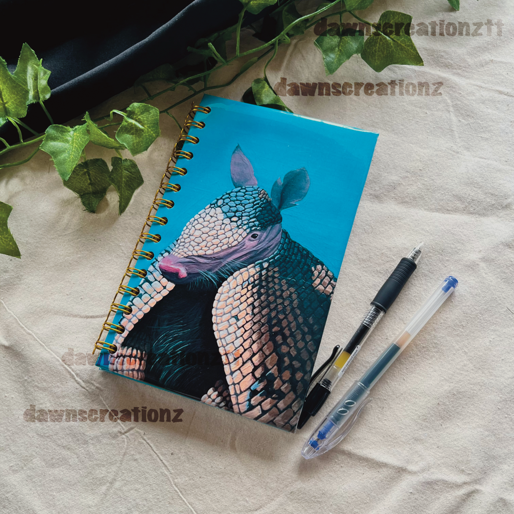 9 Banded Armadillo Portrait Journal