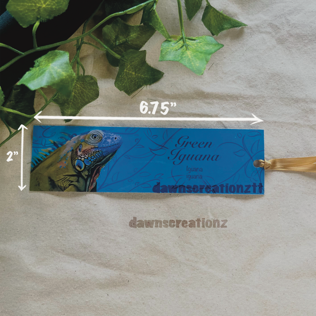 Green Iguana Wildlife Bookmark