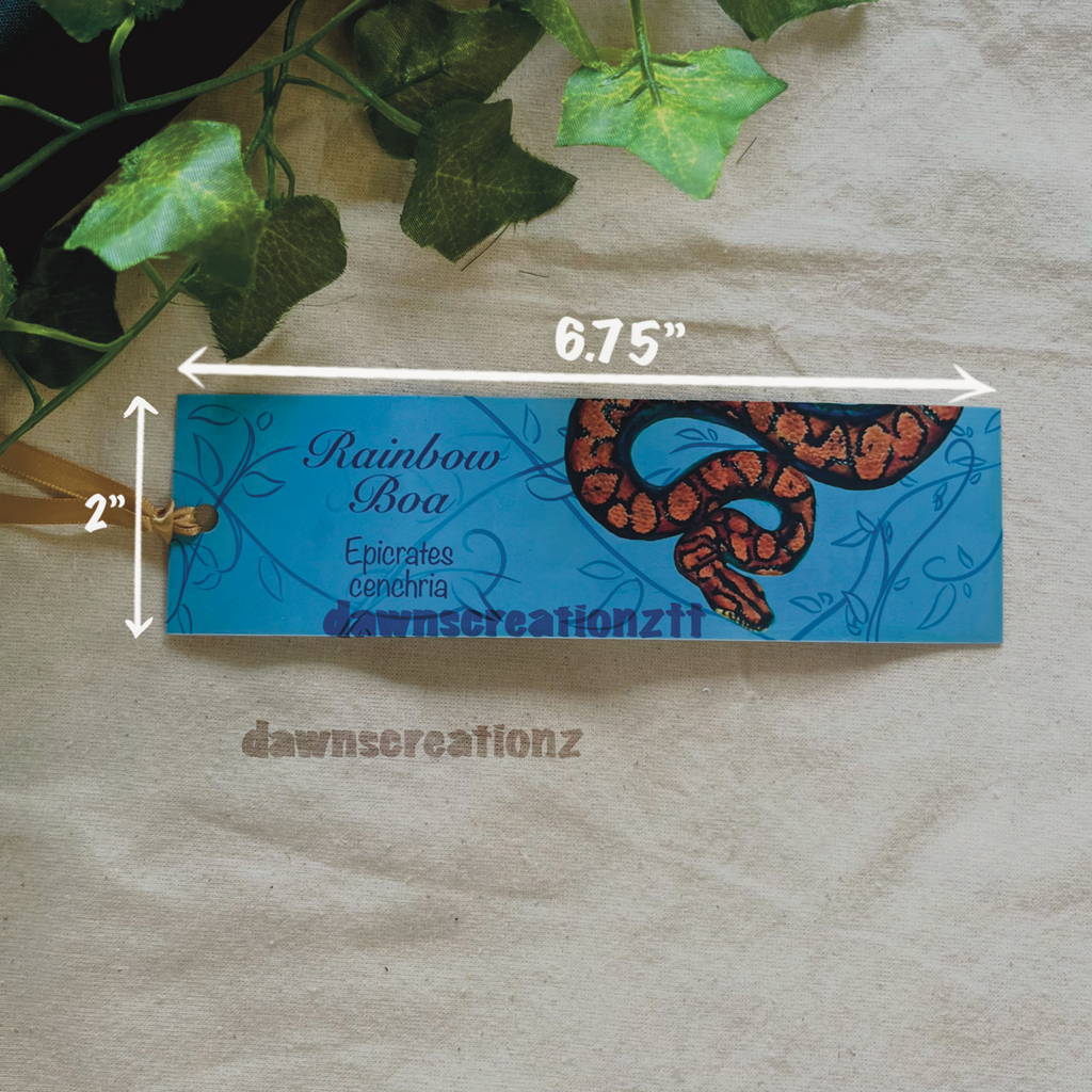 Rainbow Boa Wildlife Bookmark