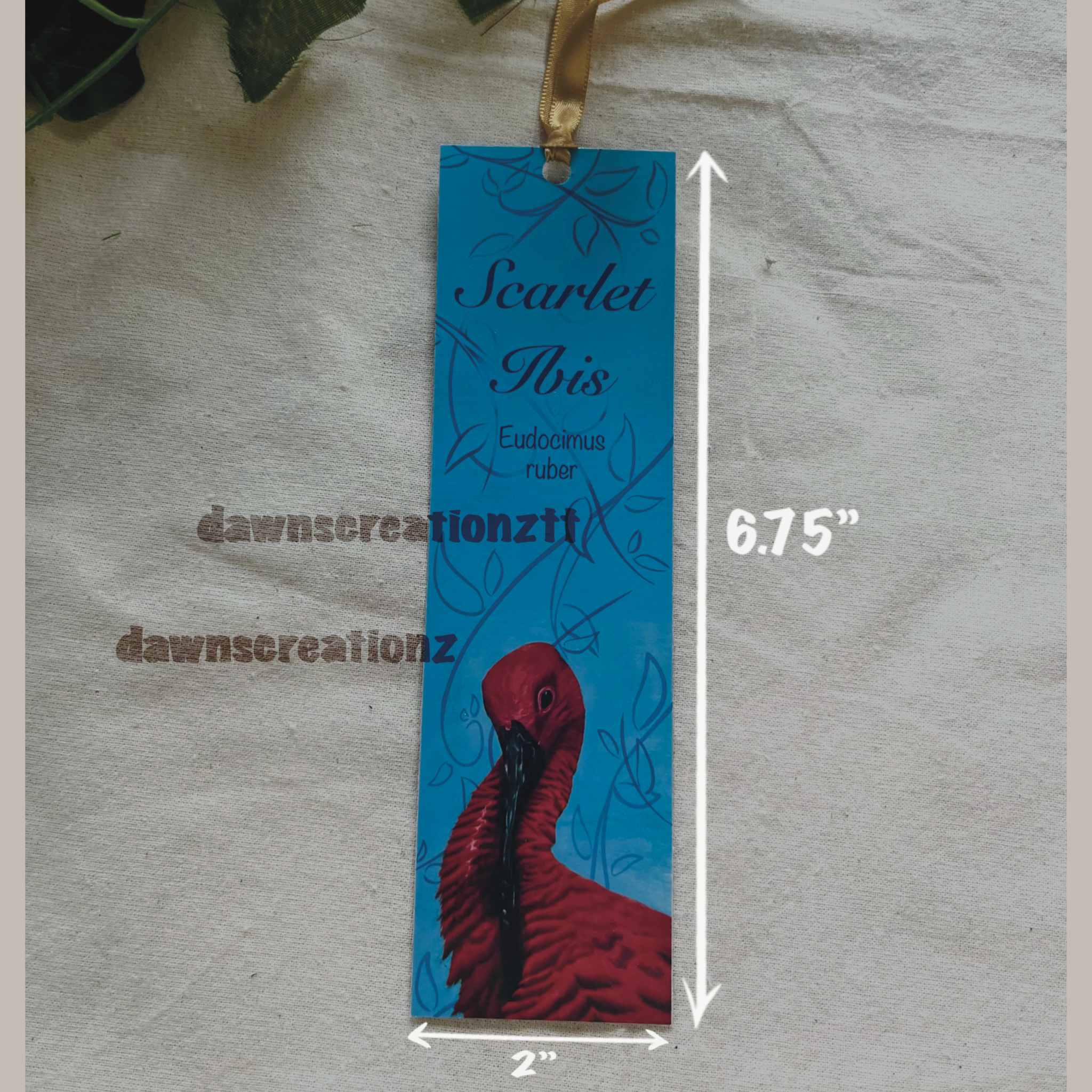 Scarlet Ibis Wildlife Bookmark