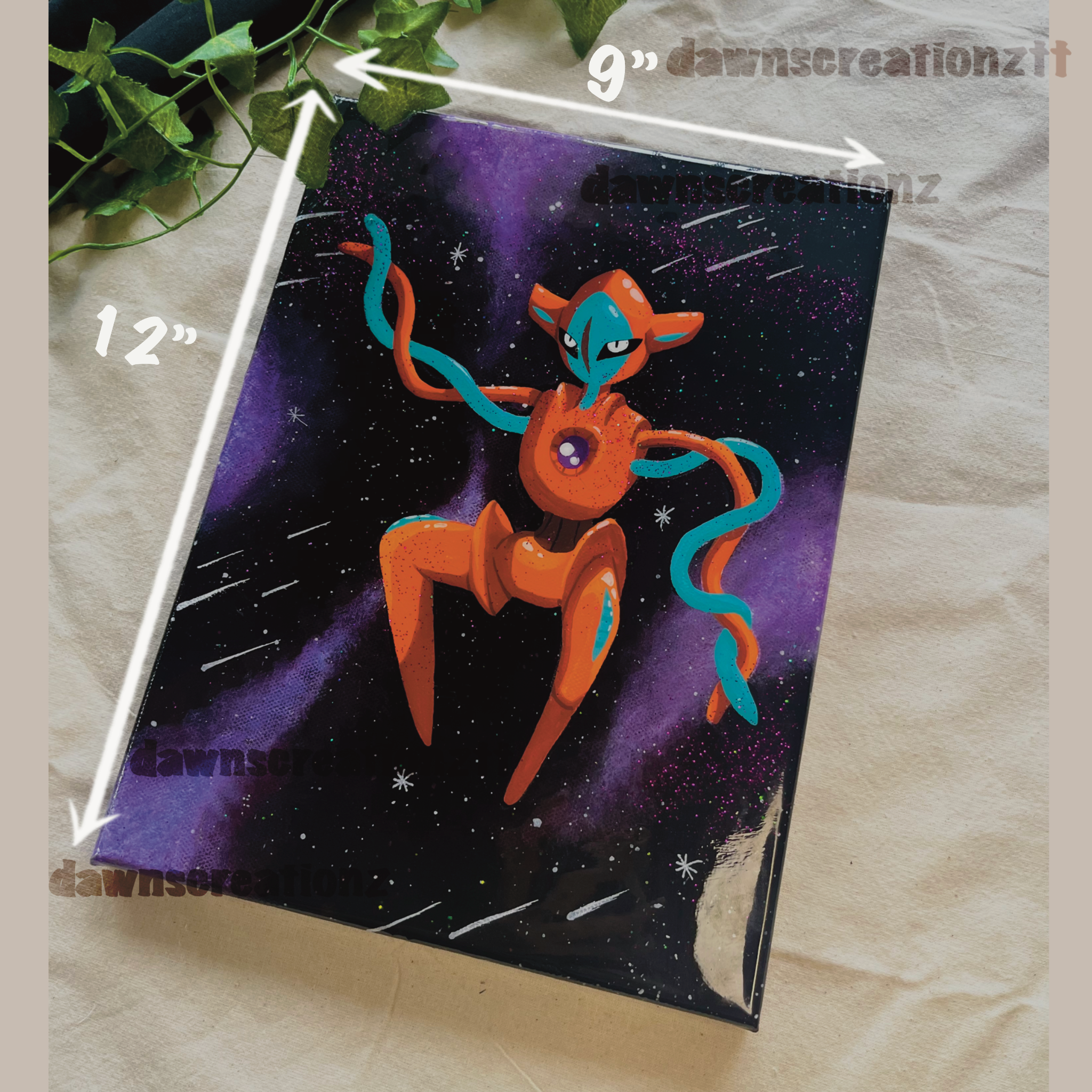 Deoxys Galaxy Canvas