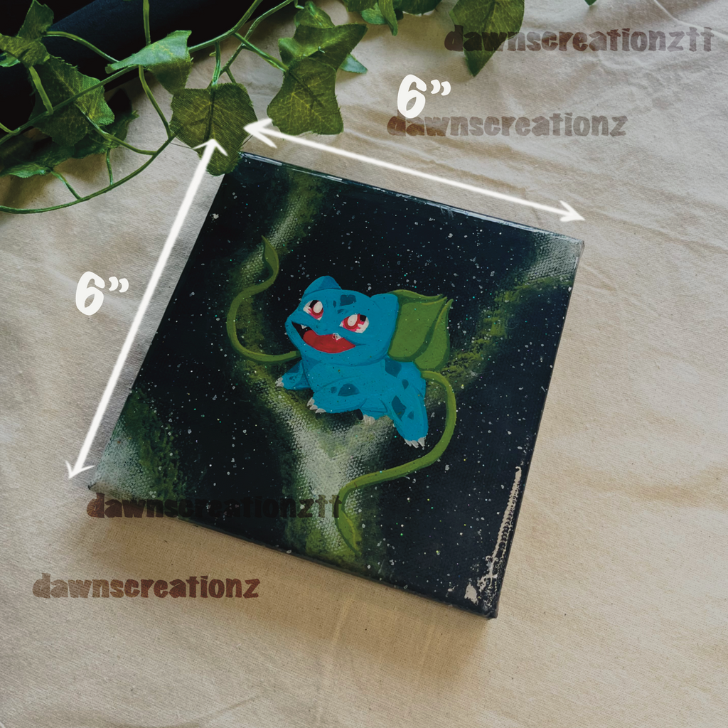 Bulbasaur Galaxy Canvas